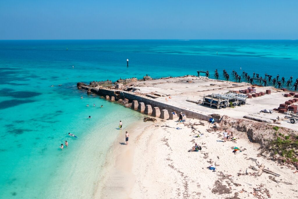 Dry Tortugas National Park, one of the most unique things to do in Key West