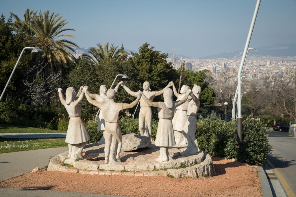 What is Barcelona known for - Montjuic Hill