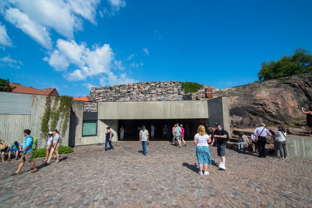 Exterior of Temppeliaukio Rock Church