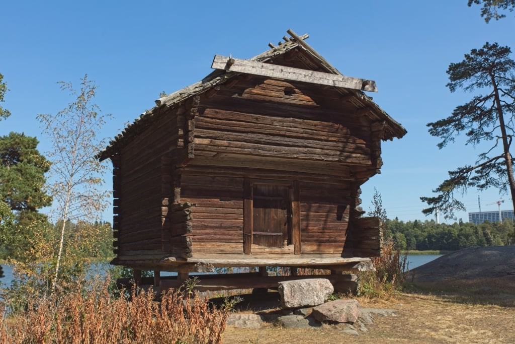 View of the Seurasaari Open-Air Museum