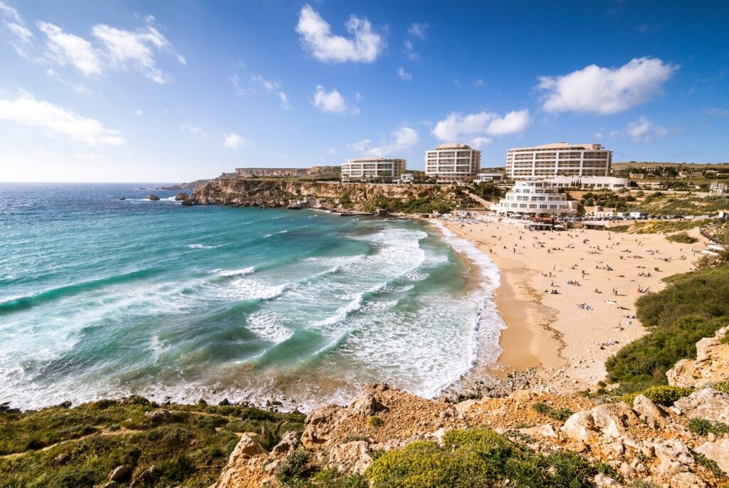What is Malta famous for - Golden Bay