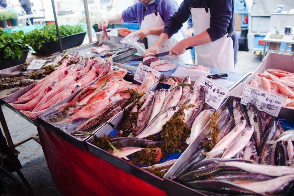 Fish market in Marsaxlokk