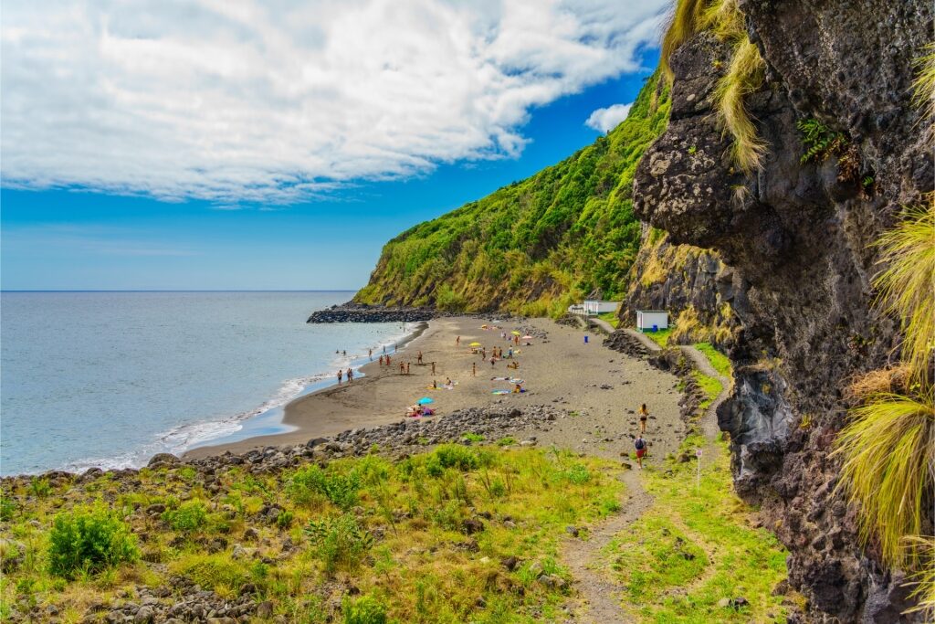 Praia do Lombo Gordo, one of the best Azores beaches