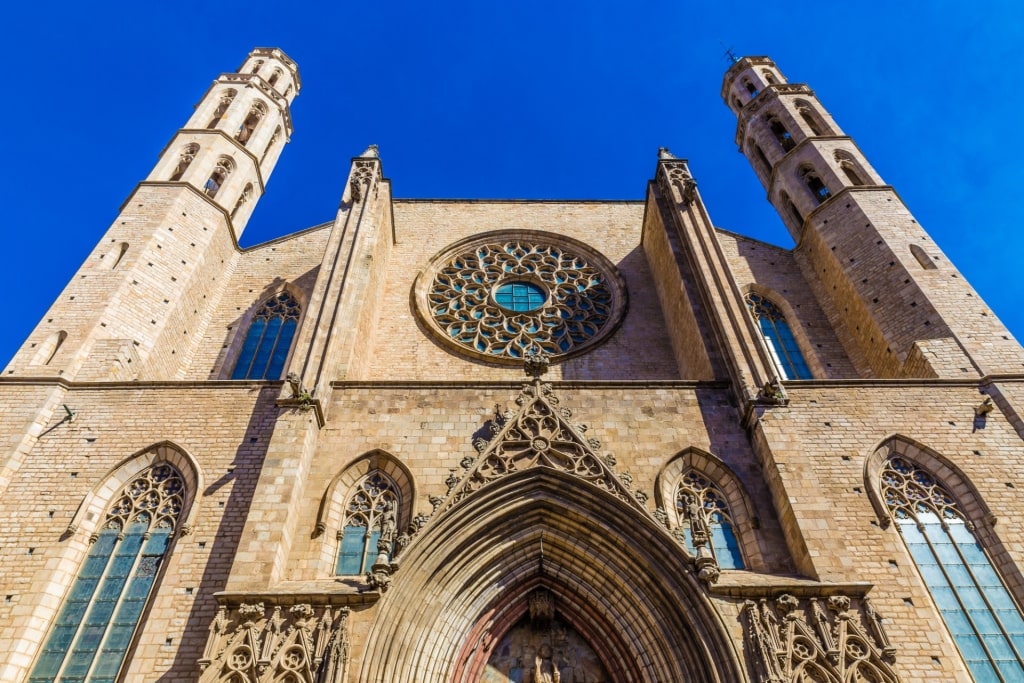 Exterior of Basilica of Santa Maria del Pi