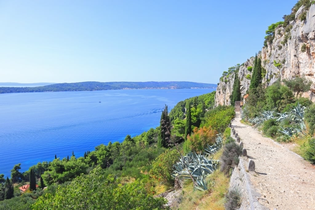 View from Marjan Forest Park, Split