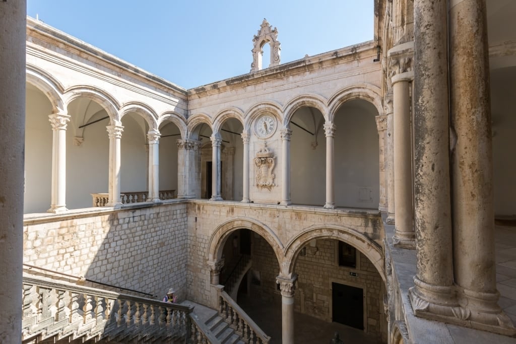 View inside Rector's Palace, Dubrovnik Old Town