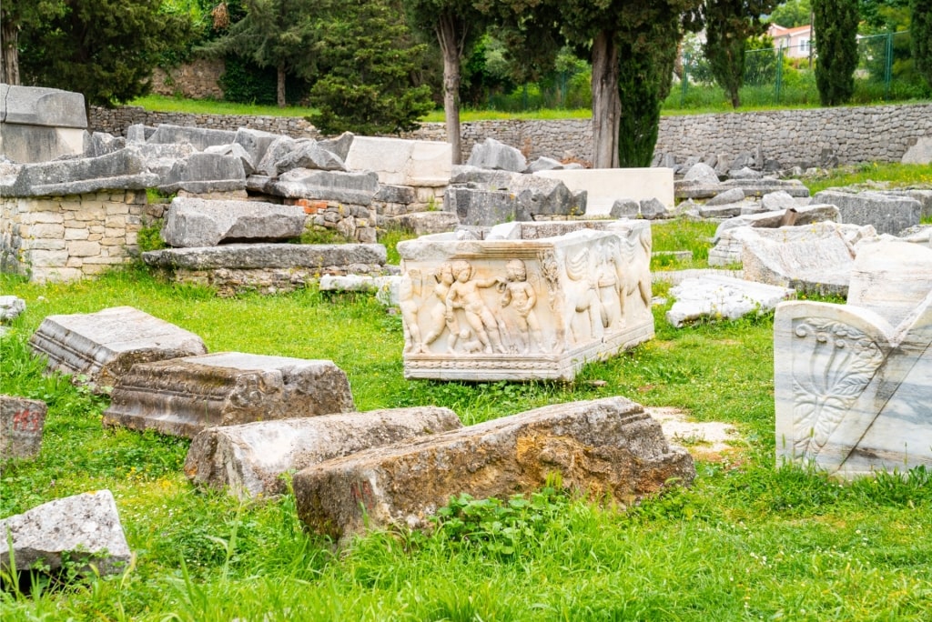 Historic site of Salona, near Split