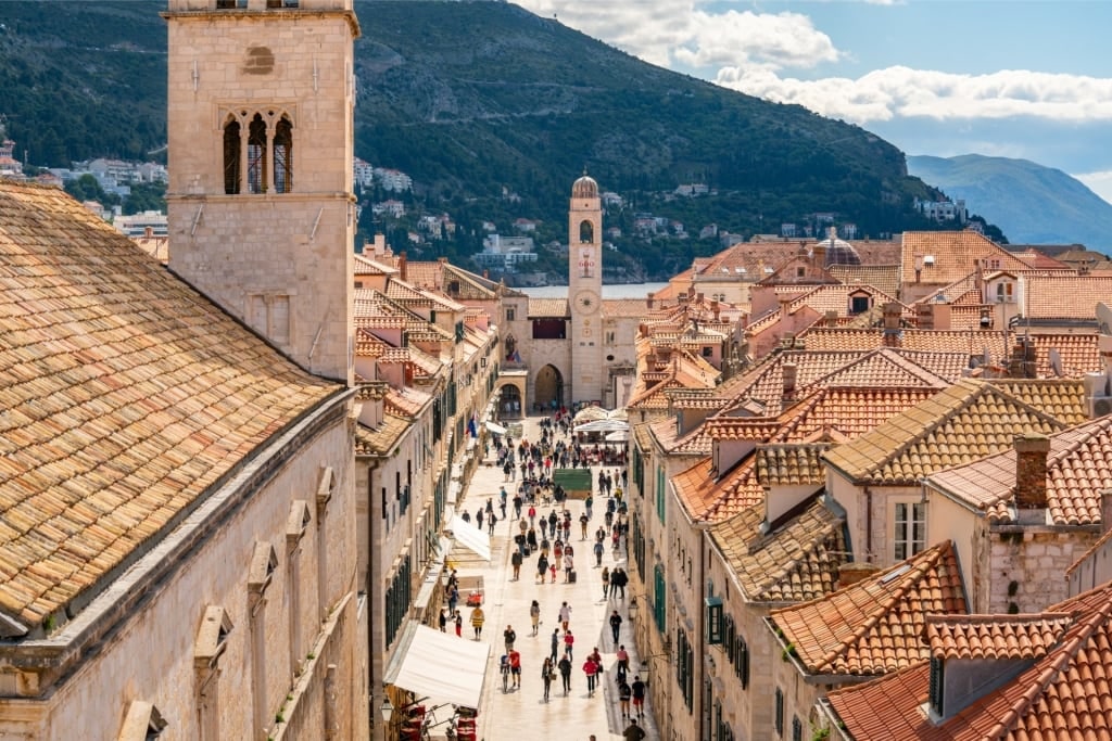 Stradun, one of the best places to visit in Croatia