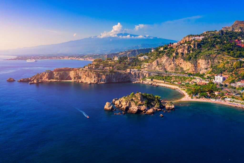 Scenic landscape of Taormina