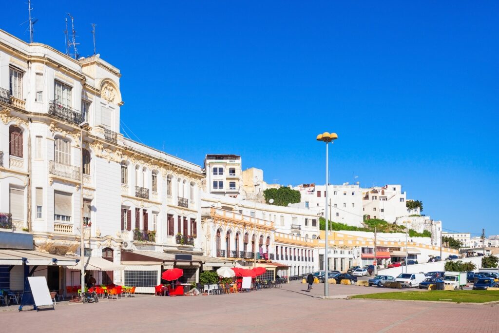 Street view of Tangier, Morocco