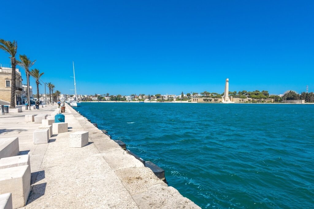Pretty waterfront of Brindisi, Italy