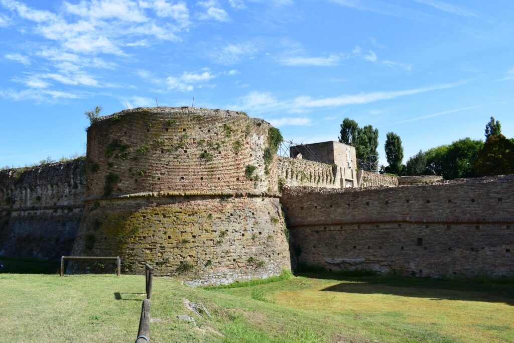 Historic site of the Rocca Brancaleone Fortress