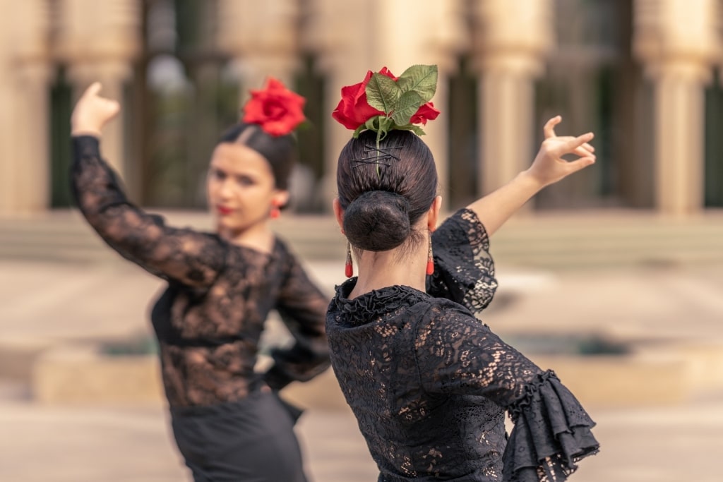 Women dancing in Seville