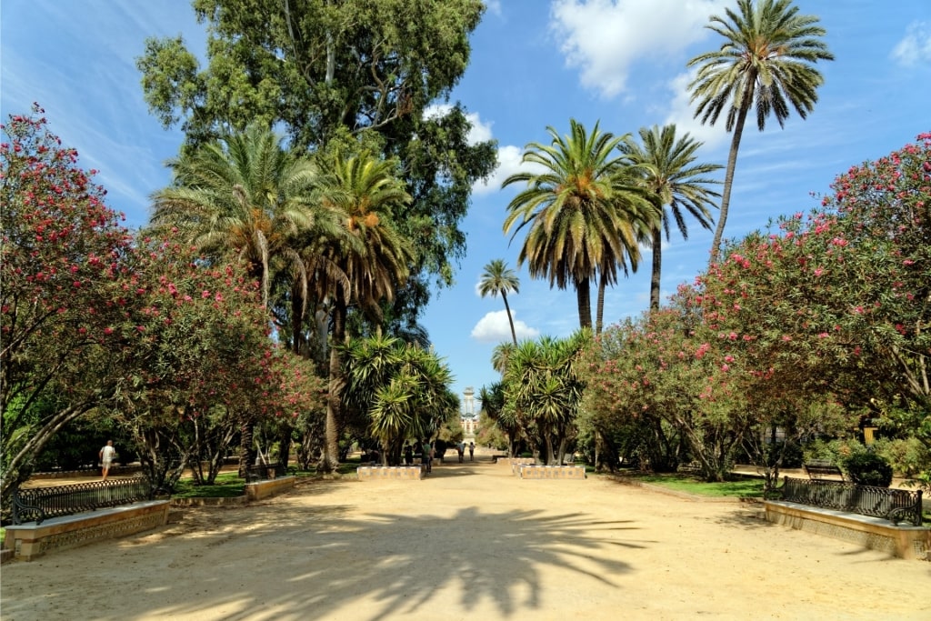 Lush landscape of Jardines de Murillo