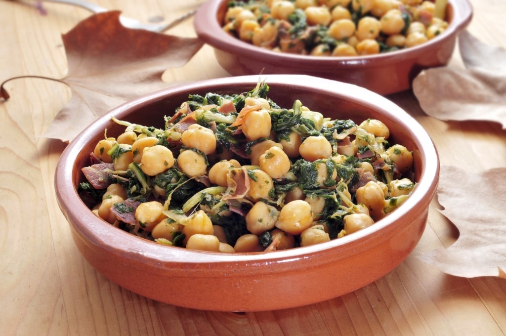 Bowl of garbanzos