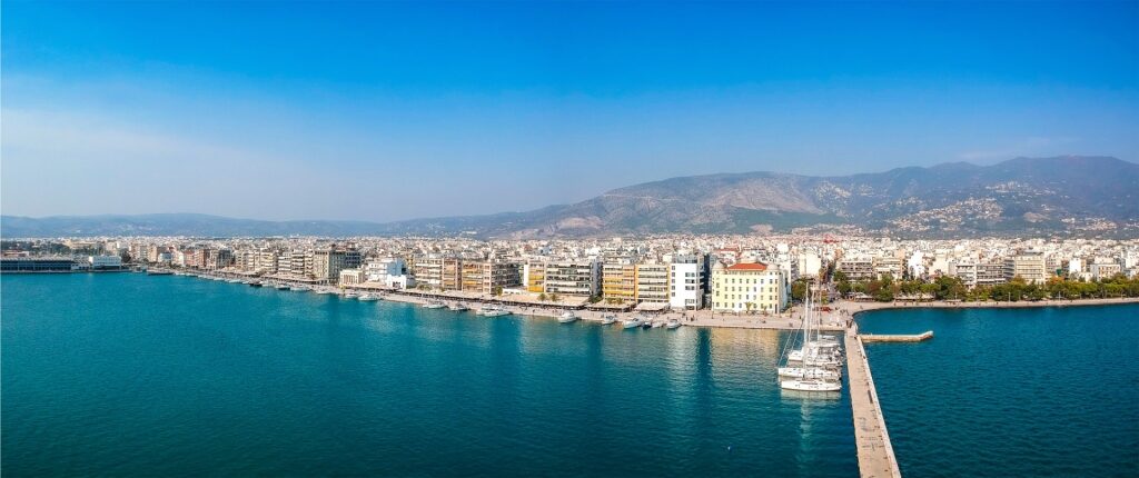Aerial view of Volos Greece