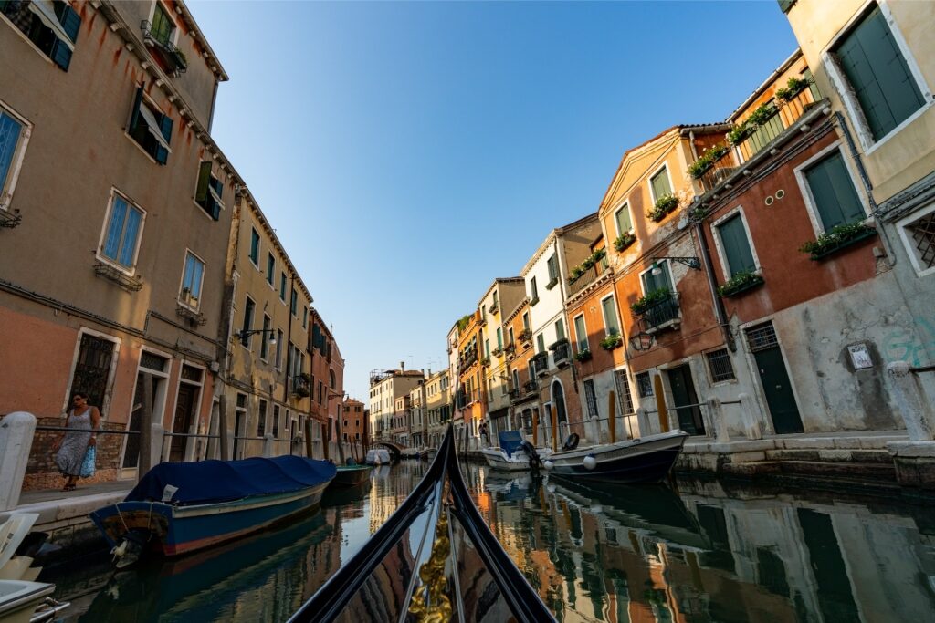 What is Venice known for - Gondolas