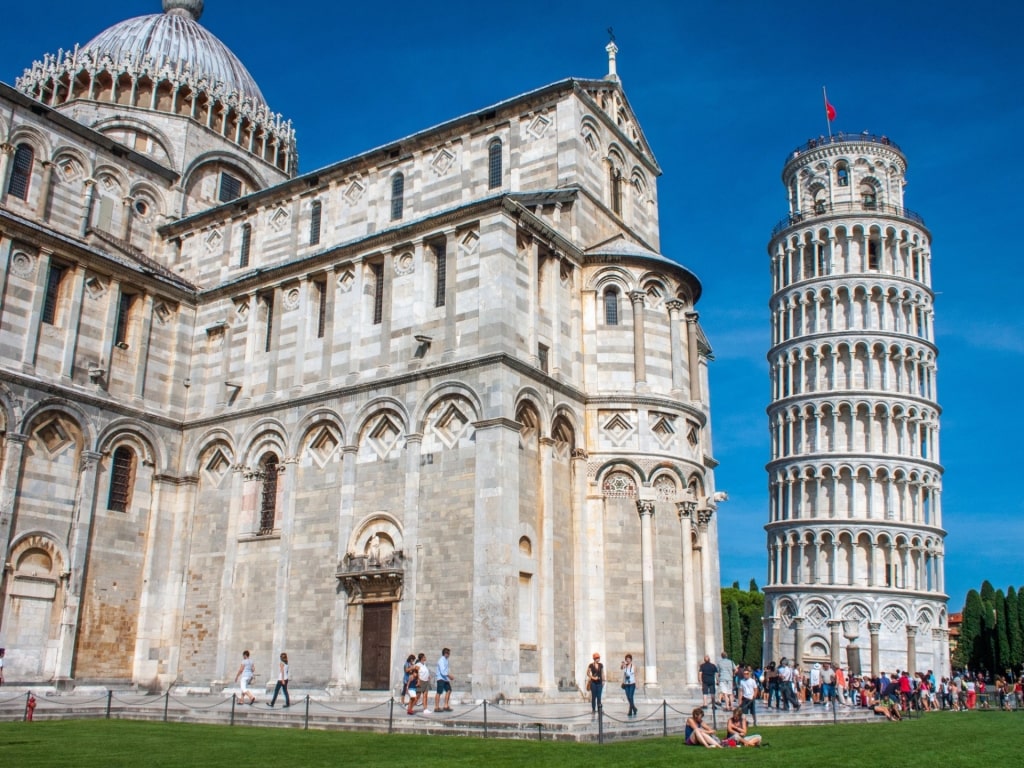 Leaning Tower of Pisa, one of the best Europe attractions