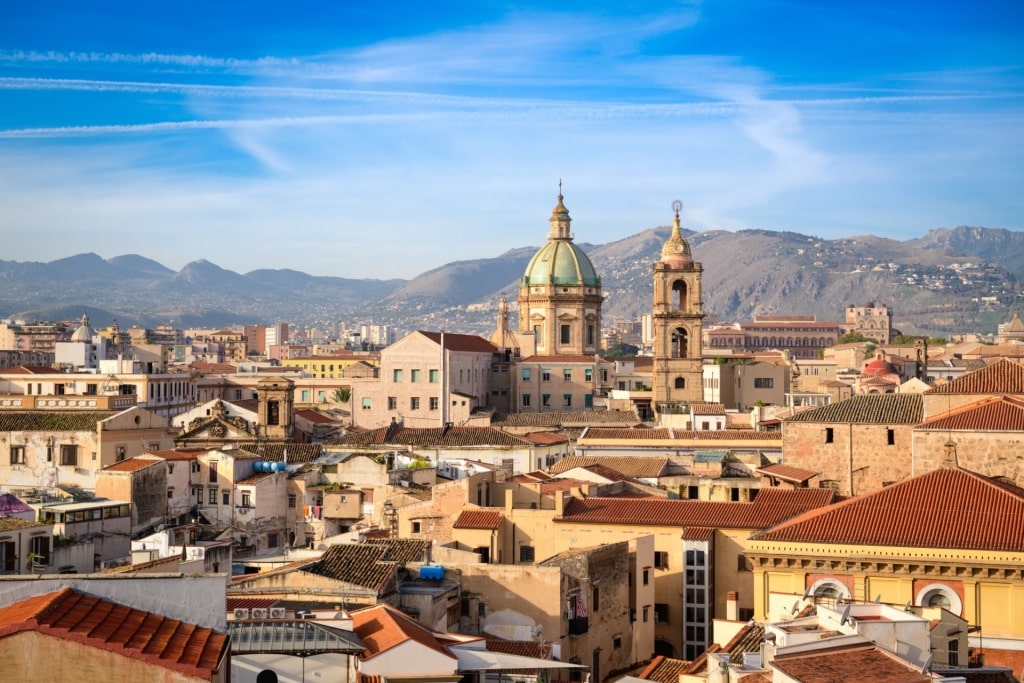 Cityscape of Palermo, Italy