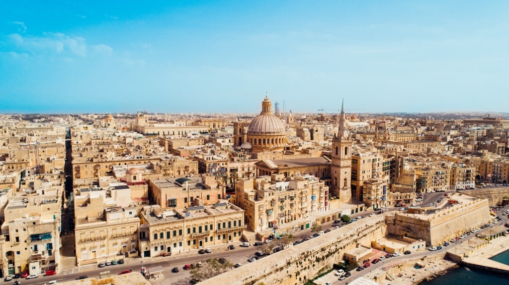 Valletta, Malta, one of the best places to visit in Europe