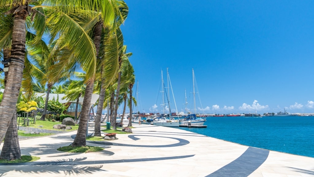 Scenic waterfront of Papeete, Tahiti