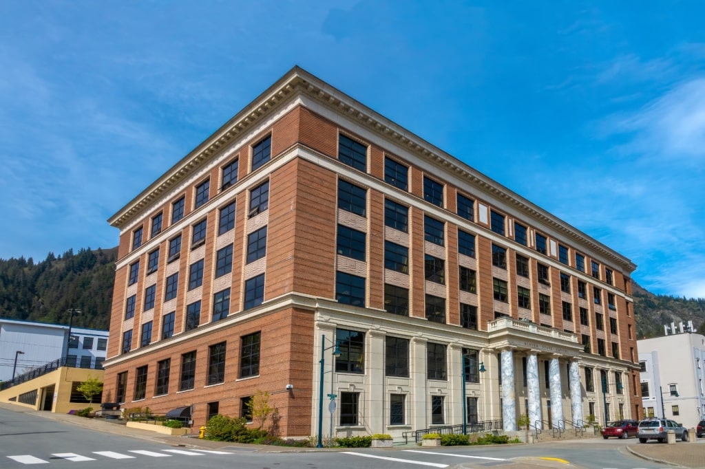 Exterior of Alaska State Capitol