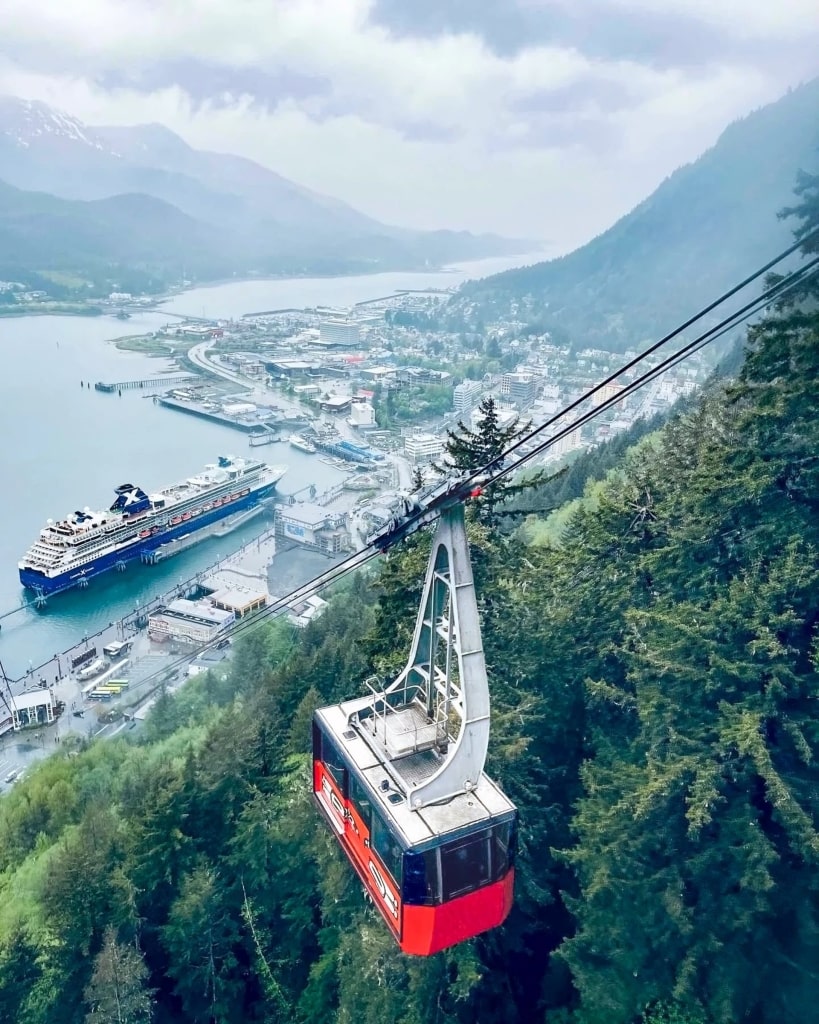 Mount Roberts Tramway in Downtown Juneau