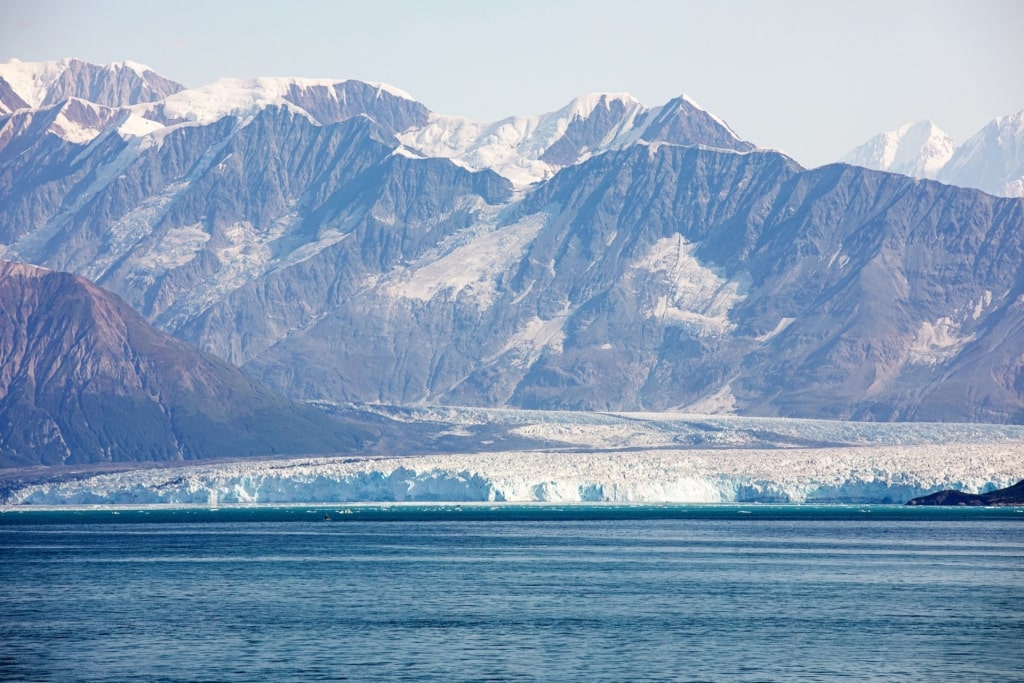 Hubbard glacier, one of the best landmarks in Alaska