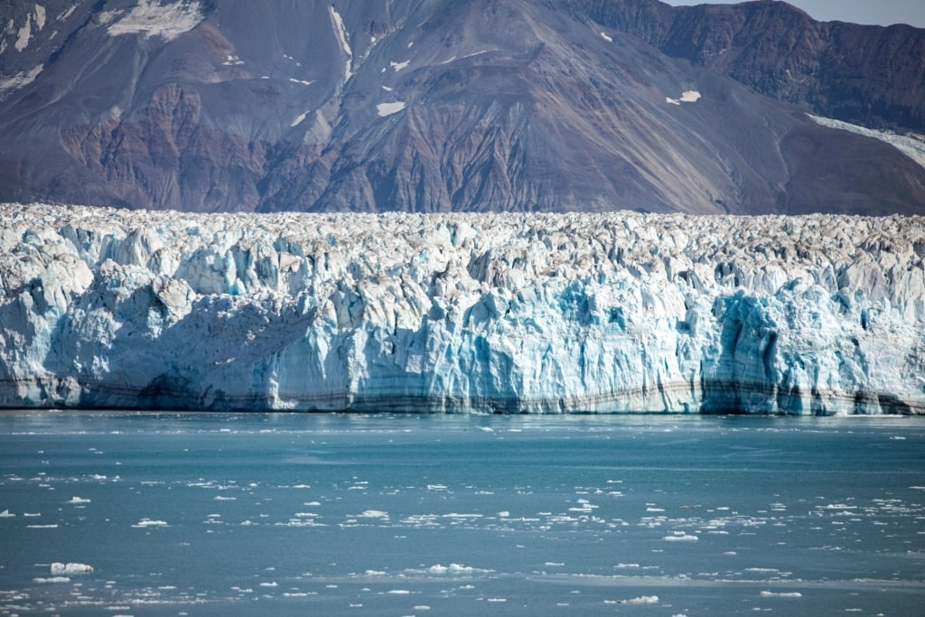 Hubbard glacier, one of the best landmarks in Alaska