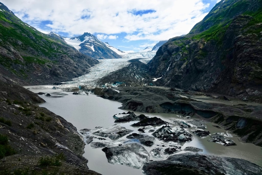 Aerial view of Kachemak Bay State Park