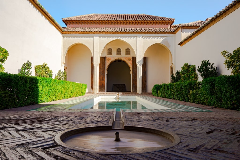 View of the Patio de la Alberca, Alcazaba