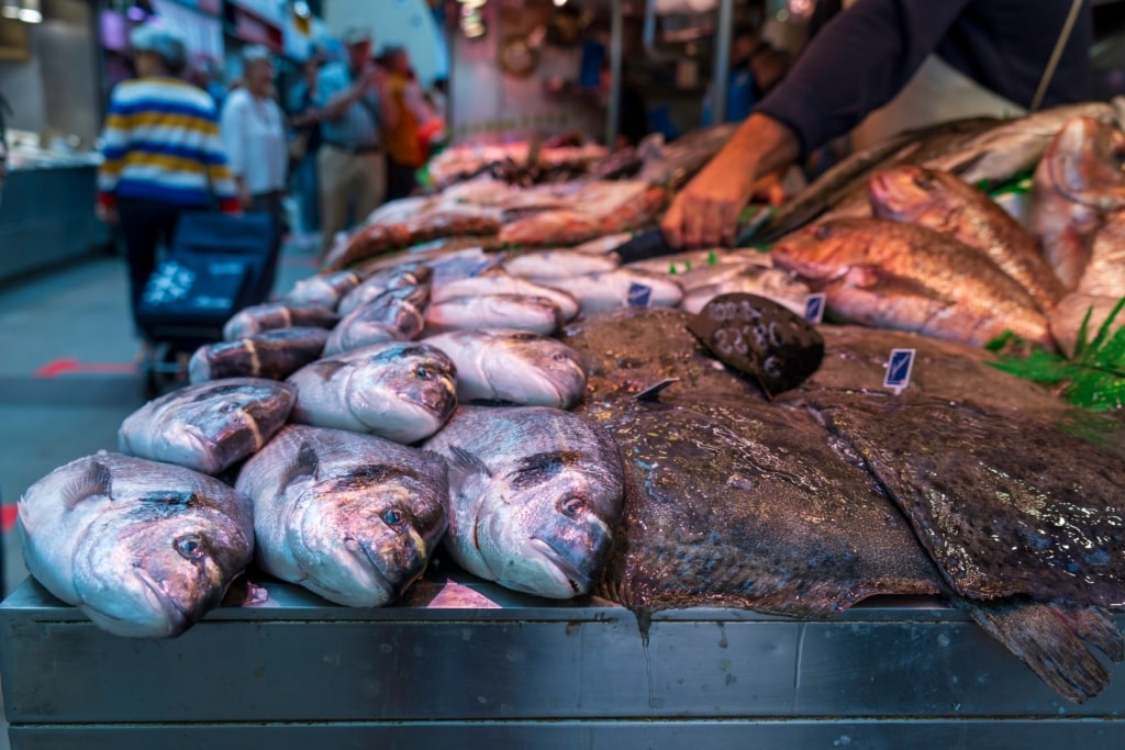 View inside Mercado Central de Atarazanas