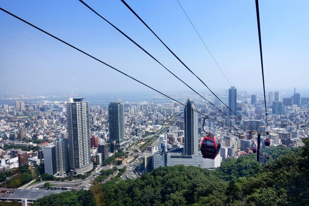 View from the Nunobiki Herb Garden, Kobe