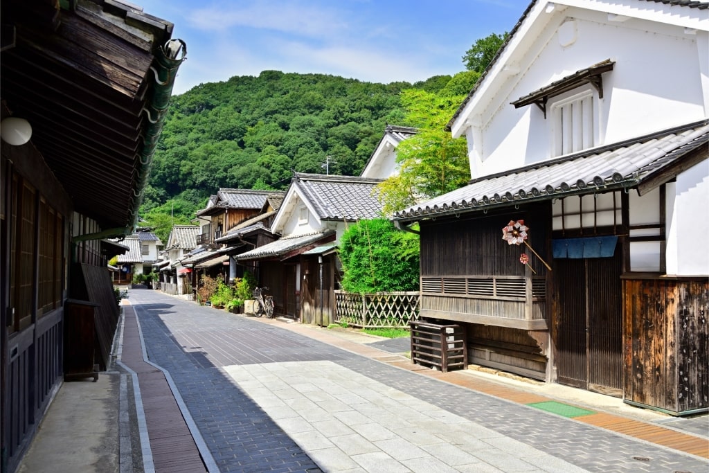 Street view of Takehara, Hiroshima