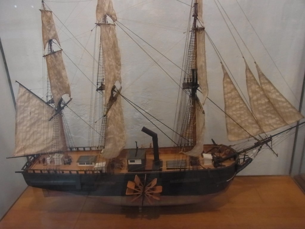 View inside Aegean Maritime Museum