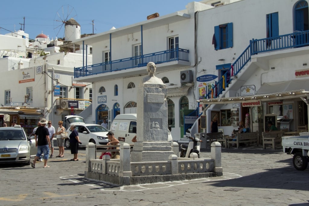 Street view of Manto Mavrogenous Square