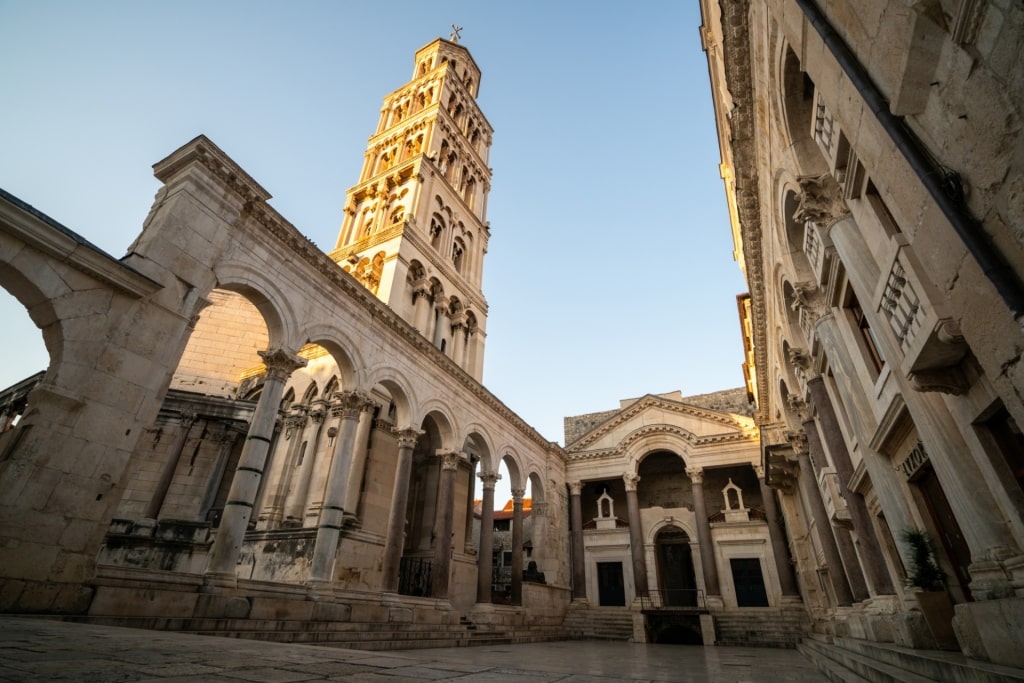 Diocletian's Palace in Old Town Split