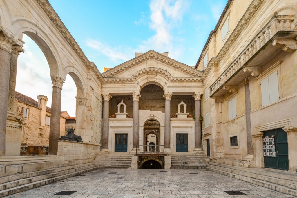 Diocletian's Palace in Old Town Split