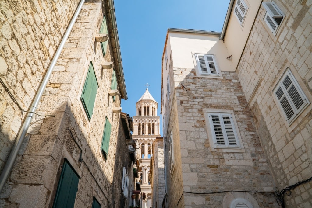 Street view of Old Town Split