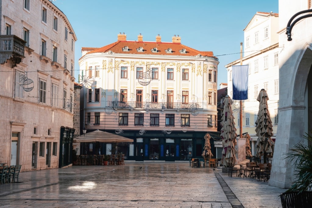 People’s Square in Old Town Split