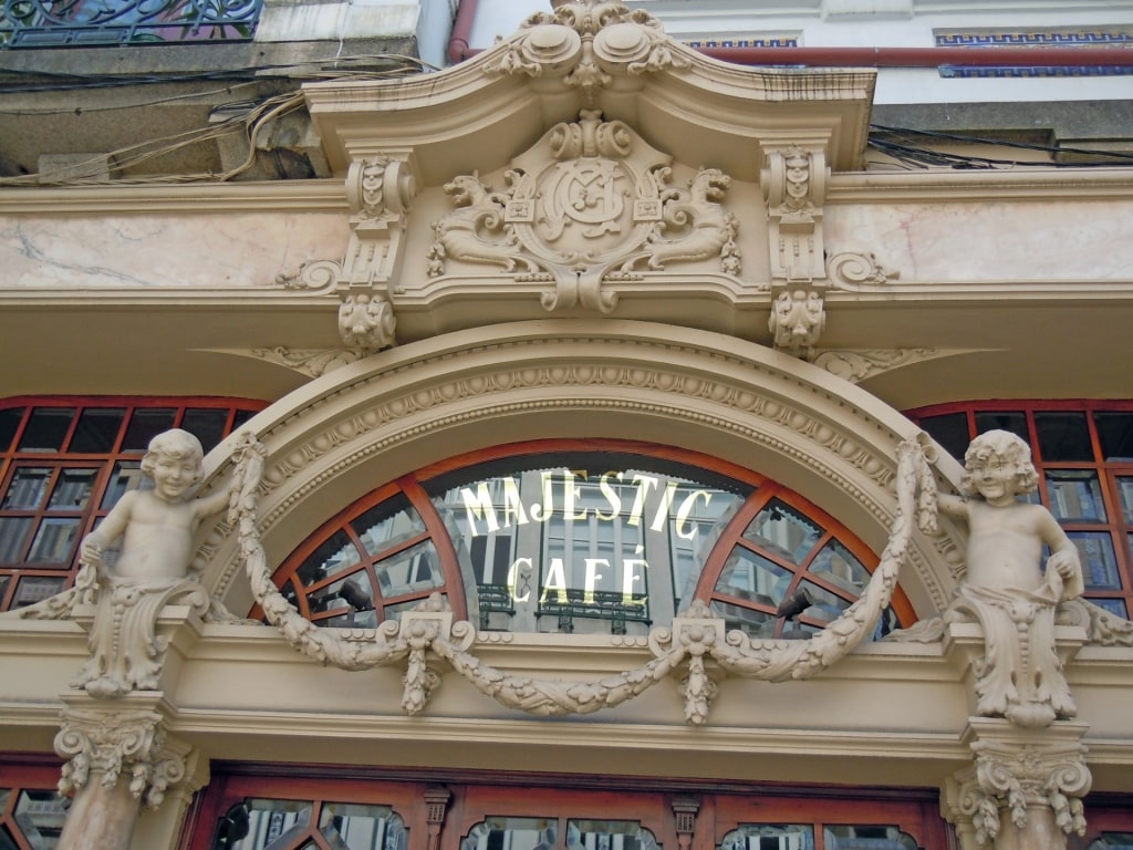 Exterior of the Majestic Café