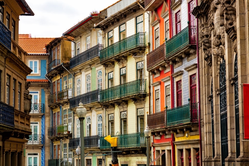 Colorful street of Rua das Flores