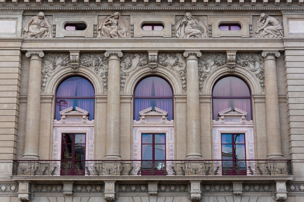 Majestic exterior of Teatro Nacional São João