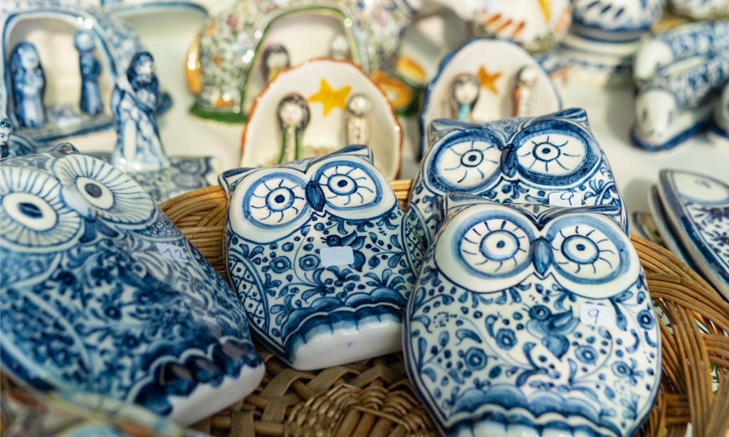 Azulejo souvenirs in Porto