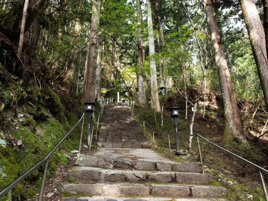 View of the 88-Temple Pilgrimage Route in Shikoku