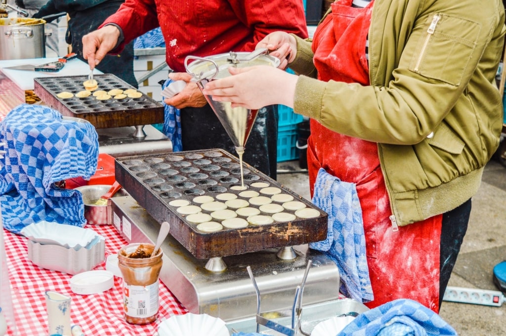 Street food at the Albert Cuyp Market