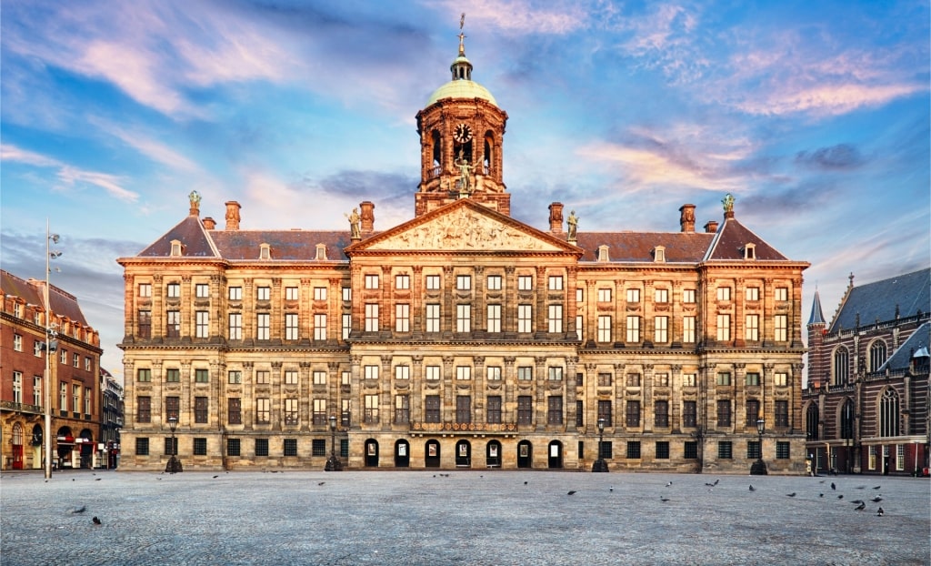 Exterior of the Royal Palace of Amsterdam