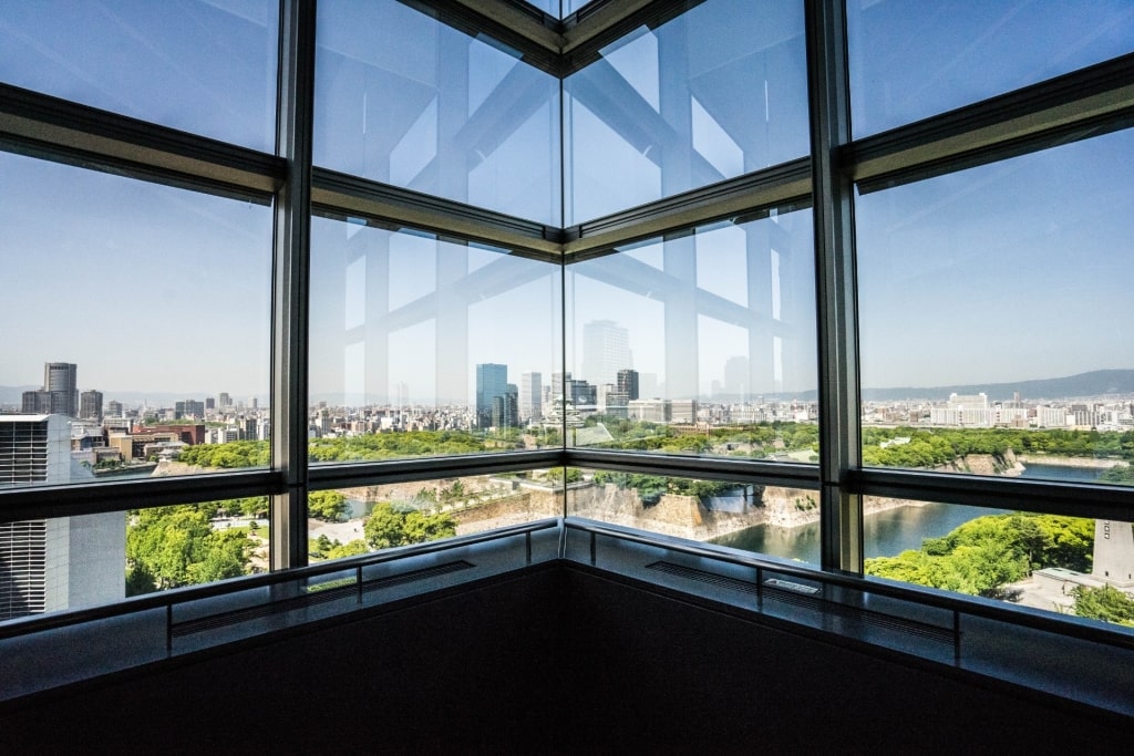 View from Osaka Museum of History