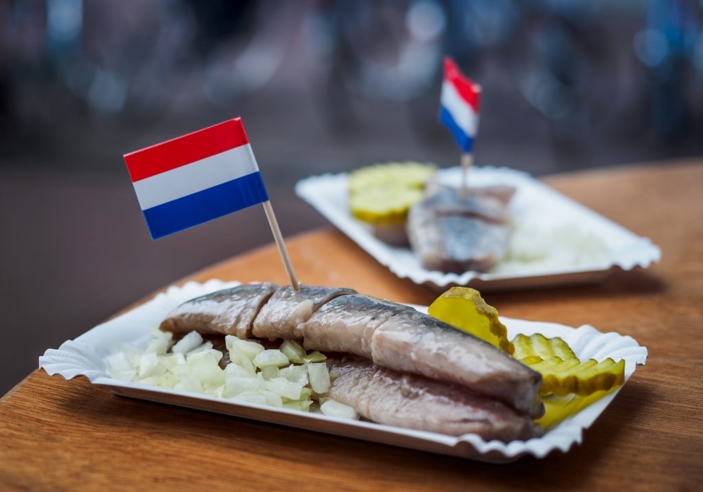 What to eat in Amsterdam - herring