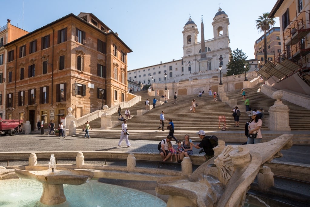 What to pack for Italy - Spanish Steps Rome